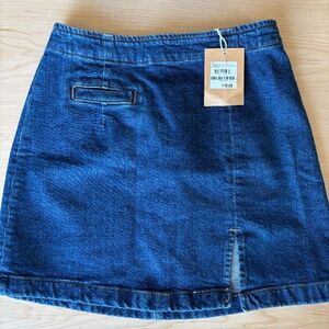 Reformation Freda High Rise Mini Denim Skirt